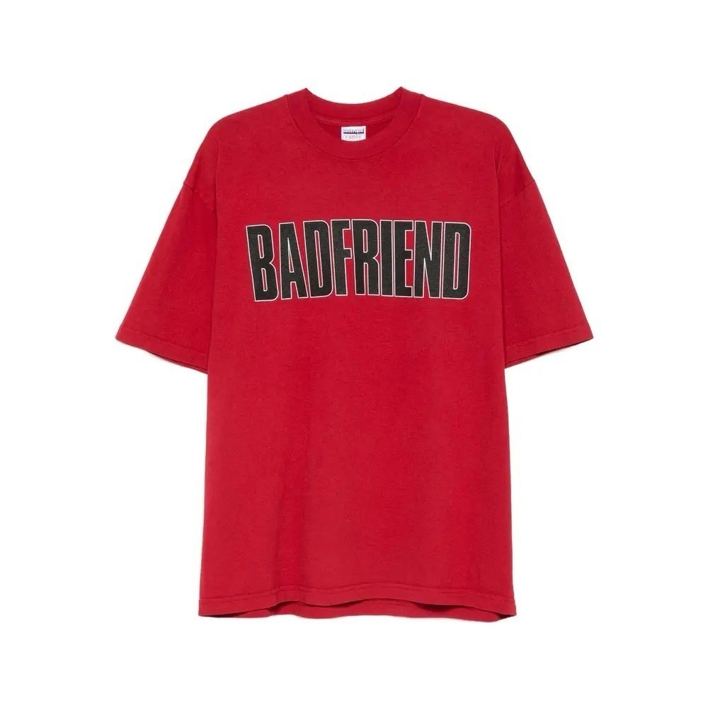 BAD‎ FRIEND LOGO RED T-SHIRT SIZE LARGE